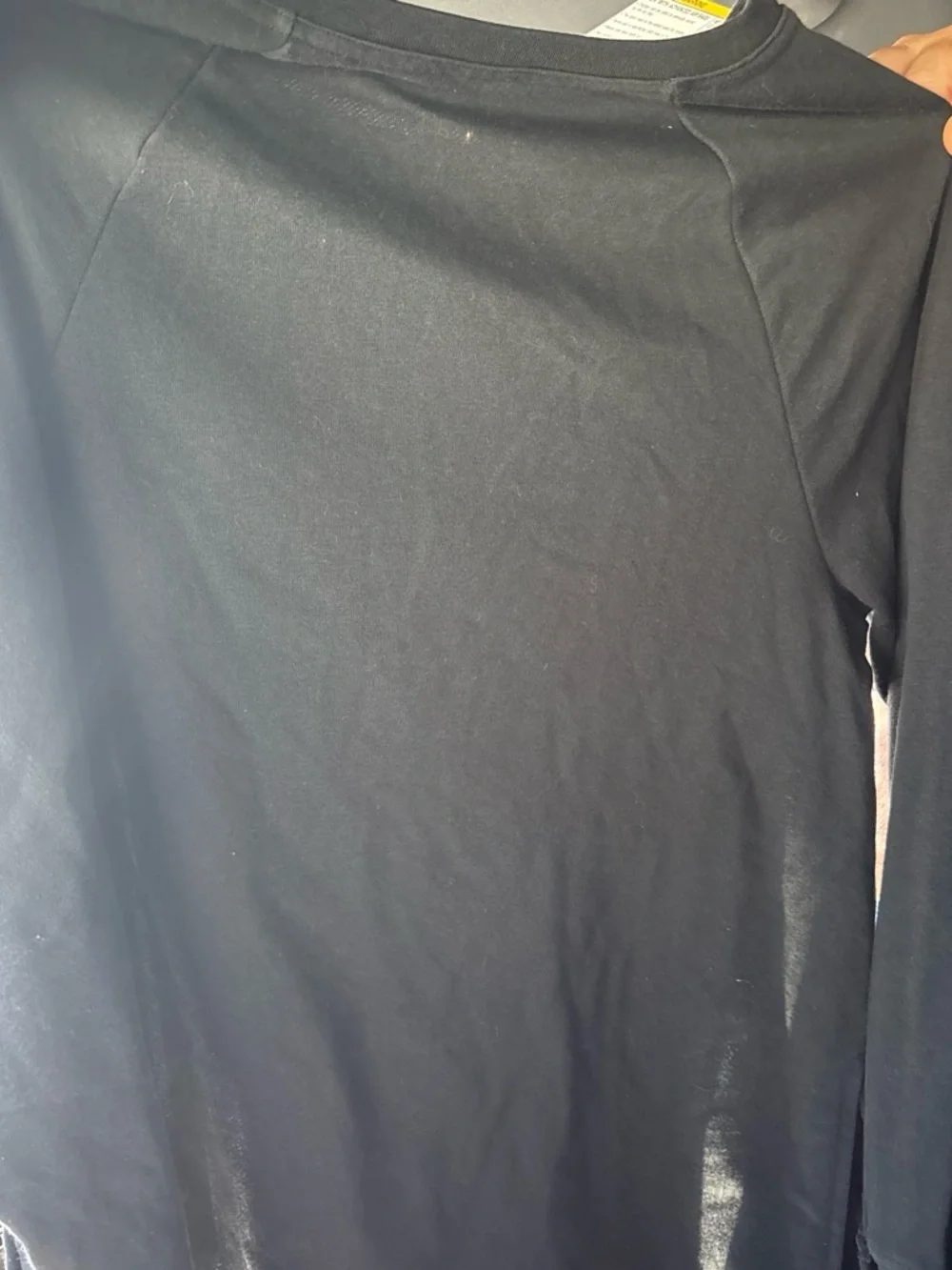 Avia Black Long Sleeve 'Joy To The World' Graphic Tee